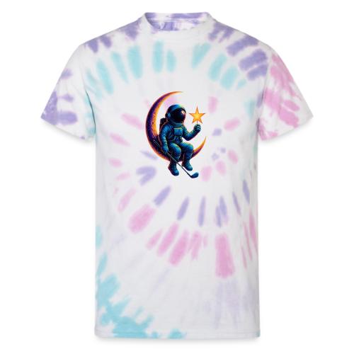 Unisex T-Shirt with Astronaut Design Premium - Unisex Tie Dye T-Shirt
