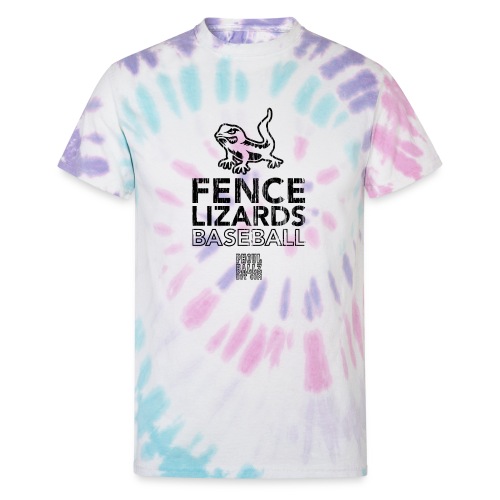 Fence Lizards png - Unisex Tie Dye T-Shirt