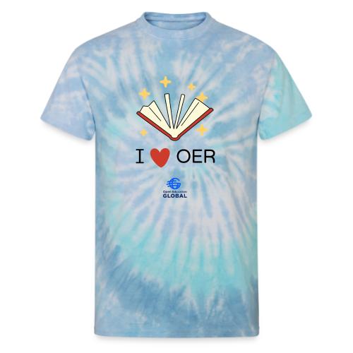 I love OER - Unisex Tie Dye T-Shirt