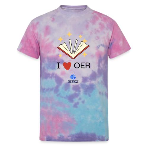 I love OER - Unisex Tie Dye T-Shirt