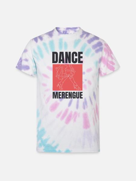 Dance Merengue, Latin music. - Unisex Tie Dye T-Shirt - Pastel Spiral