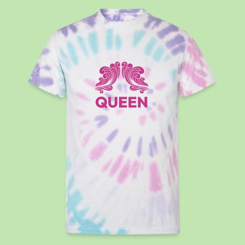 Queenlisse™ Signature Crown T-Shirt – Elegant - Unisex Tie Dye T-Shirt