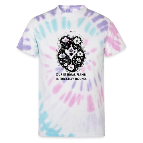 Eternal Flame of Embrace T-Shirt - Unisex Tie Dye T-Shirt