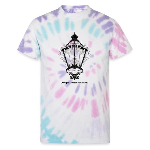 Antique Christmas Lantern T-Shirt - Unisex Tie Dye T-Shirt