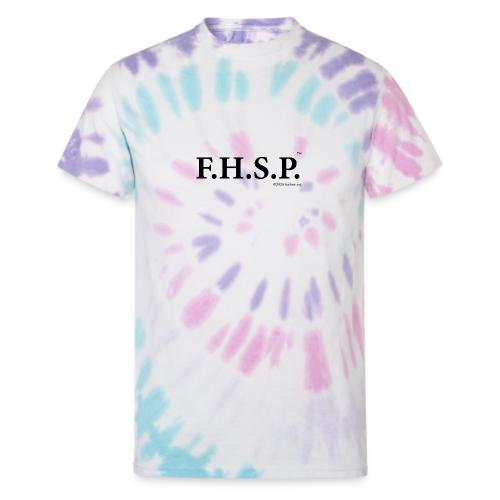 Fort Harrison State Park, black - Unisex Tie Dye T-Shirt