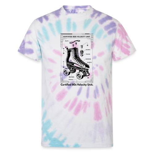 Retro Roller Skate T-Shirt - Unisex Tie Dye T-Shirt