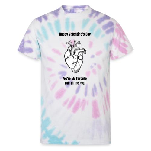 I'm Glad I Swiped Right T-Shirt | Funny Valentine - Unisex Tie Dye T-Shirt