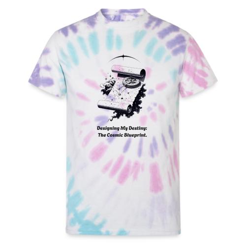 Cosmic Blueprint T-Shirt - Unisex Tie Dye T-Shirt