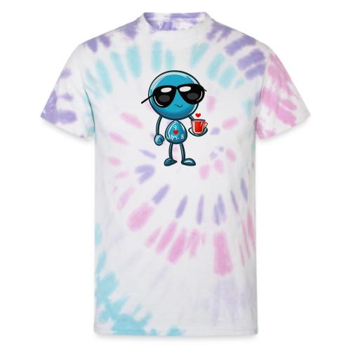 Smoon_I love Mrs S_Blue - Unisex Tie Dye T-Shirt