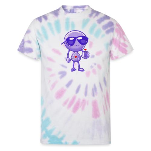 Smoon_I love Mrs S Purple - Unisex Tie Dye T-Shirt