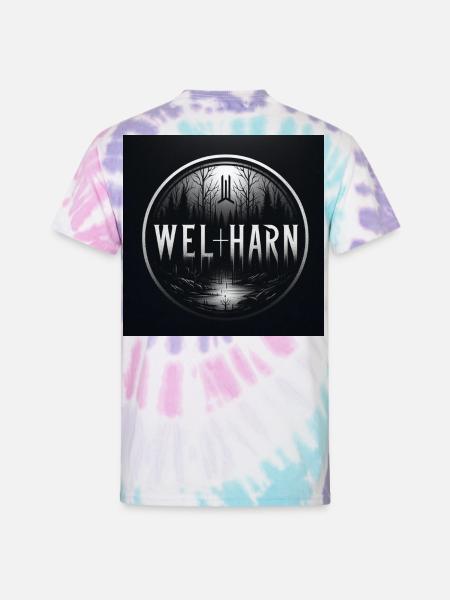 Valharn - Unisex Tie Dye T-Shirt - Pastel Spiral