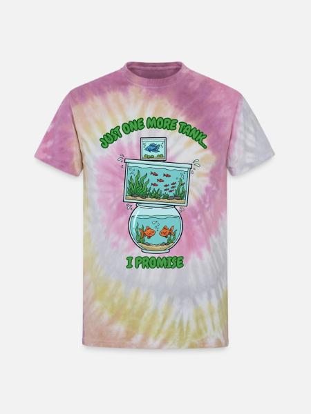 Just One More Tank - Unisex Tie Dye T-Shirt - Desert Rose