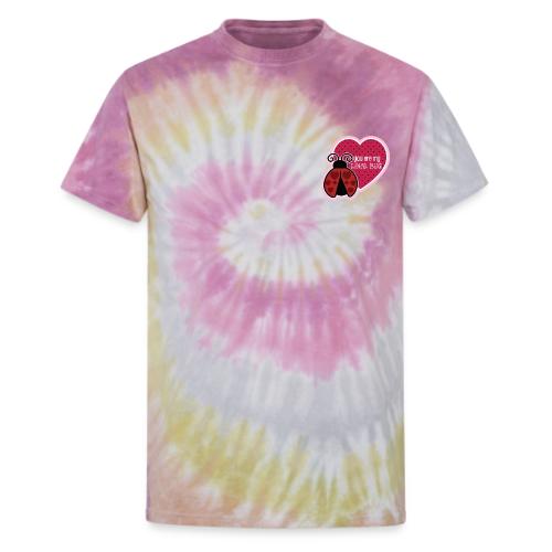 You Are My Love Bug - Cute Ladybug Heart Design - Unisex Tie Dye T-Shirt