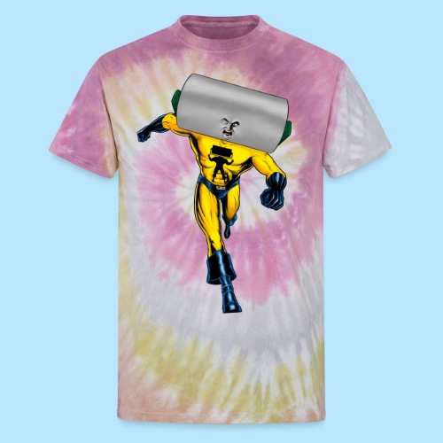 Steamroller Man Comin' At Ya! - Unisex Tie Dye T-Shirt