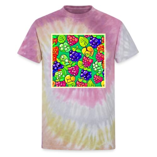 Summer Berry Delight - Unisex Tie Dye T-Shirt