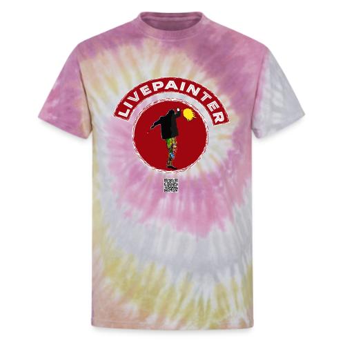 Livepainter Red Dot #2 - Unisex Tie Dye T-Shirt