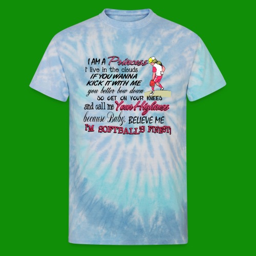 Softballs Finest - Unisex Tie Dye T-Shirt