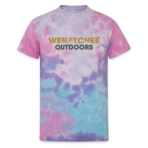 Wenatchee Outdoors Logo (dark) - Unisex Tie Dye T-Shirt