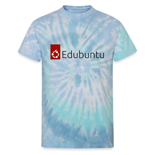 Edubuntu Logo 2023 - Black - Unisex Tie Dye T-Shirt