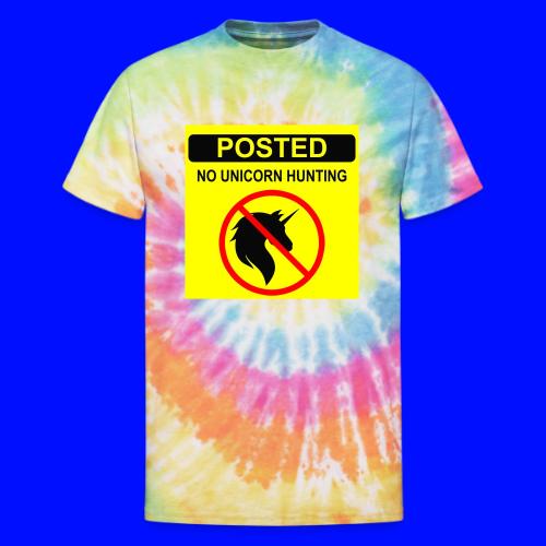 Posted Unicorn Hunting 3color - Unisex Tie Dye T-Shirt