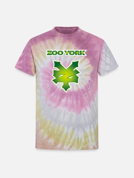 Zoo York Green - Unisex Tie Dye T-Shirt - Desert Rose