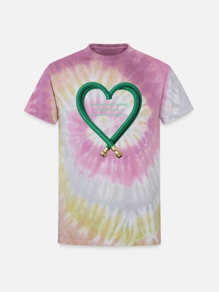 Hose Heart Humor - Unisex Tie Dye T-Shirt - Desert Rose