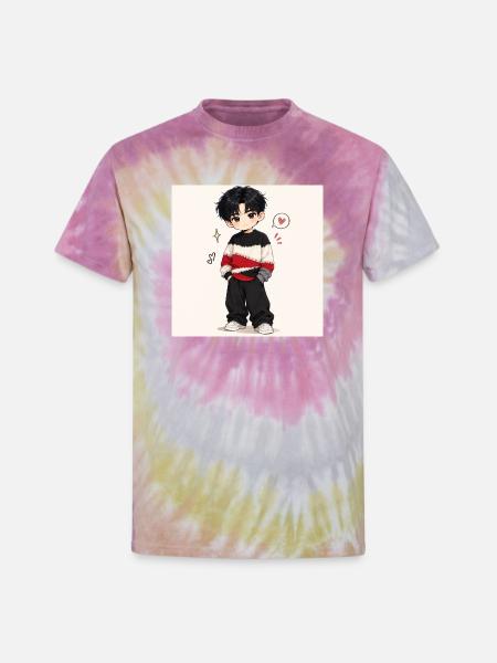 Marvellous charm - Unisex Tie Dye T-Shirt - Desert Rose