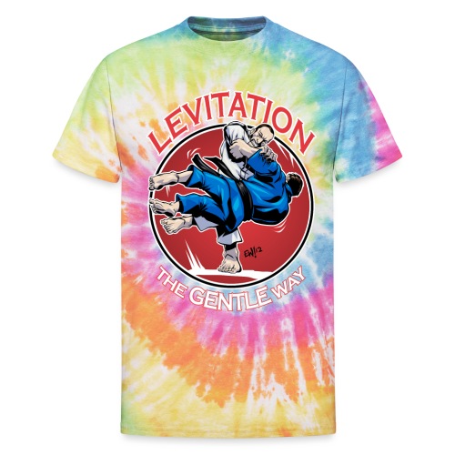 Judo Shirt - Levitation for dark shirt - Unisex Tie Dye T-Shirt