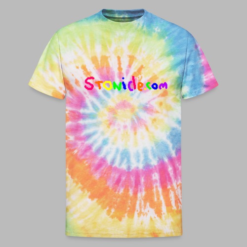 Stonicle.com Cosmic Color Logo - Unisex Tie Dye T-Shirt