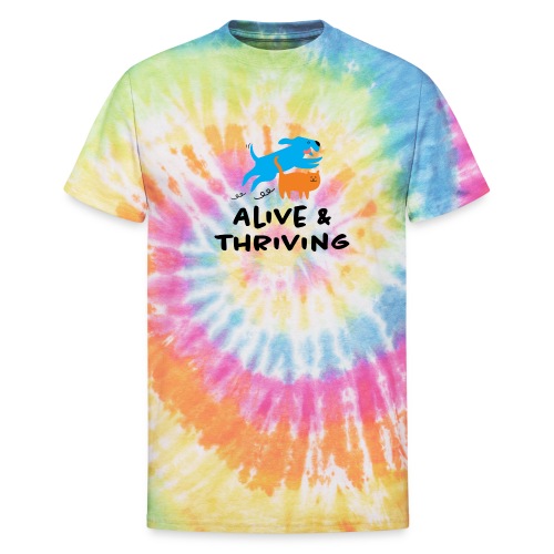 Alive Thriving Animal Behavior Program - Unisex Tie Dye T-Shirt