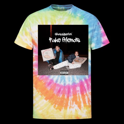FAKE FRIENDS ALBUM TEE - Unisex Tie Dye T-Shirt