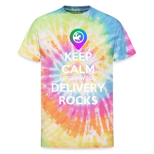Keep Calm Kershaw2Go Delivery Rocks - Unisex Tie Dye T-Shirt
