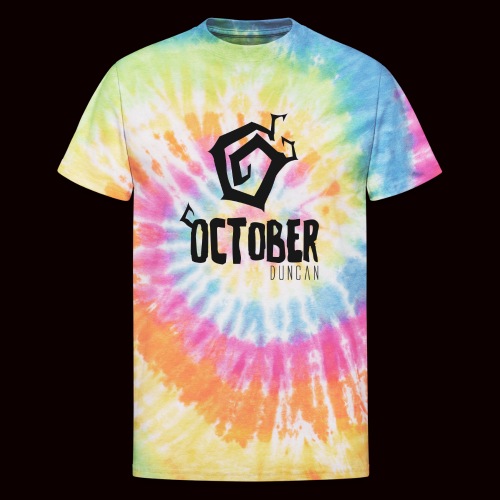 October Duncan2 01 png - Unisex Tie Dye T-Shirt
