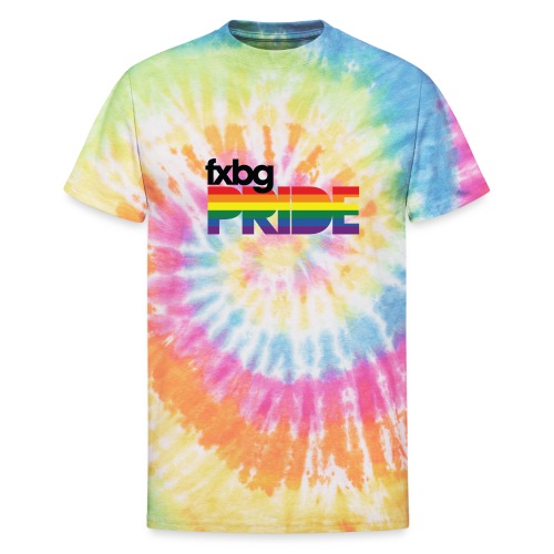 FXBG PRIDE LOGO - Unisex Tie Dye T-Shirt