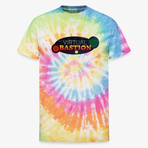 Virtual Bastion: Space Logo - Unisex Tie Dye T-Shirt