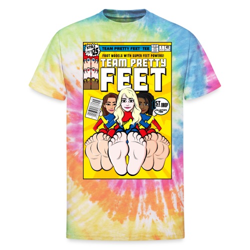 TEAM PRETTY FEET Comic Cover (Variant Edition 2) - Unisex Tie Dye T-Shirt