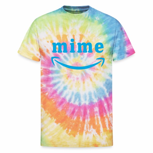Funny Mime Introvert Social Distance - Unisex Tie Dye T-Shirt