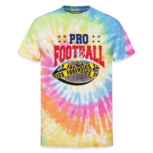 PRO FOOTBALL FORENSICS - Unisex Tie Dye T-Shirt