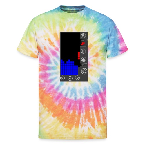 Lazy Eye Blocks - Play - Unisex Tie Dye T-Shirt