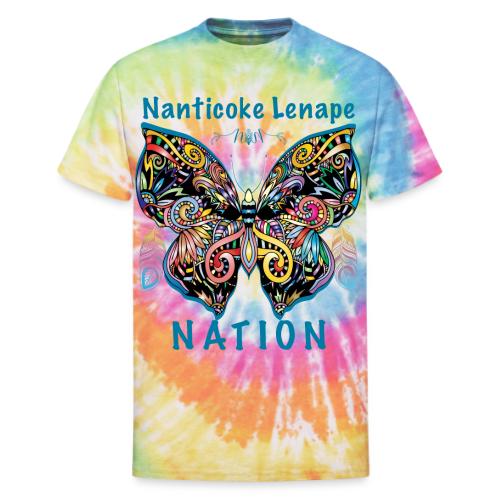 Indigenous Butterfly - Unisex Tie Dye T-Shirt
