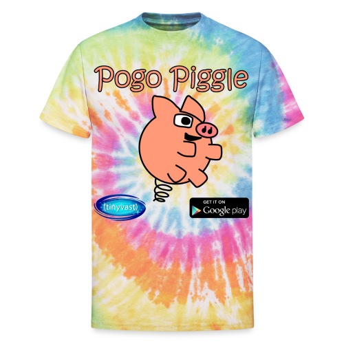 Pogo Piggle - Unisex Tie Dye T-Shirt