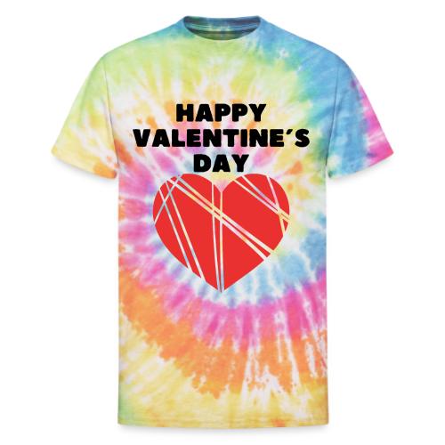 Valentine's Day Fashion February 14, Love Day. - Unisex Tie Dye T-Shirt