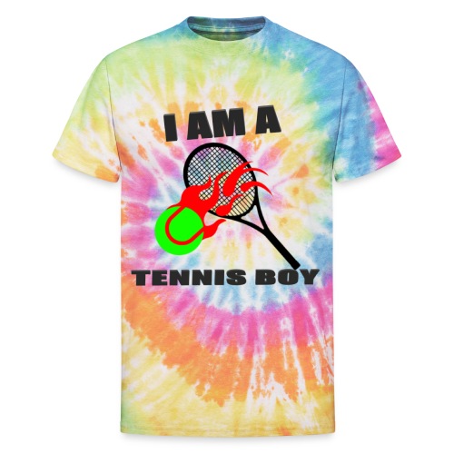 Men's I Am A Tennis Boy Clothing - Unisex Tie Dye T-Shirt