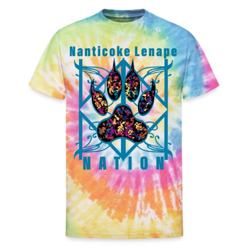 Indigenous Wolf Spirit - Unisex Tie Dye T-Shirt