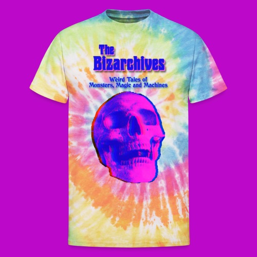 The Bizarchives Retroskull Shirt - Unisex Tie Dye T-Shirt
