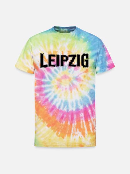 Leipzig - Unisex Tie Dye T-Shirt - rainbow