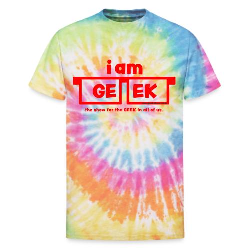 iamGEEK RED - Unisex Tie Dye T-Shirt