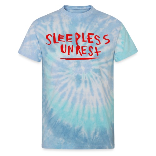 Sleepless Red - Unisex Tie Dye T-Shirt