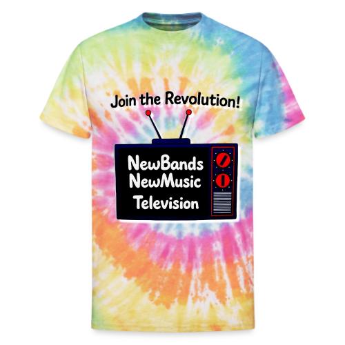 NewBandsNewMusic Join The Revolution! - Unisex Tie Dye T-Shirt