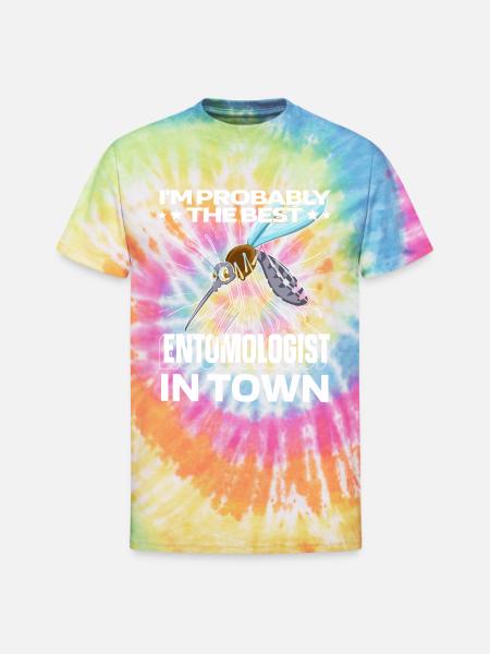 Entomology Entomologist Mosquito - Unisex Tie Dye T-Shirt - rainbow